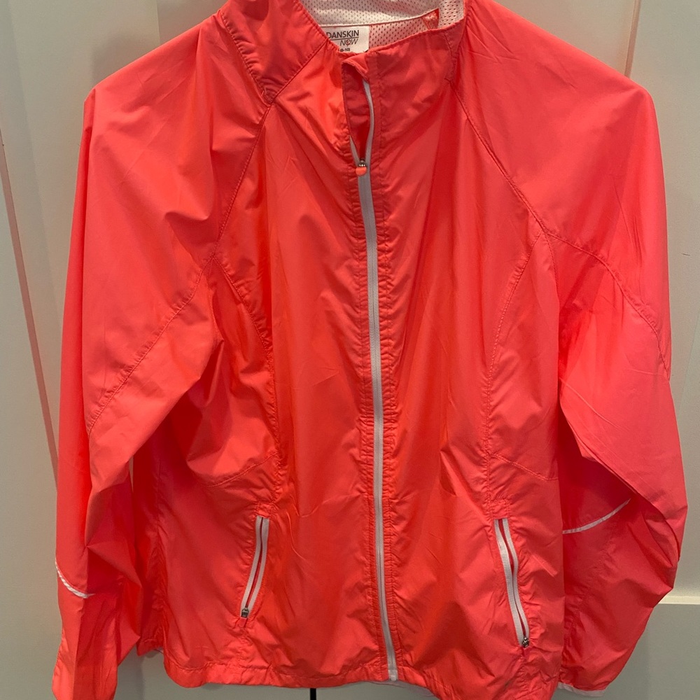 Danskin now athletic track zip jacket, size M